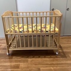 ベビーベッド【町田市再生家具】250115