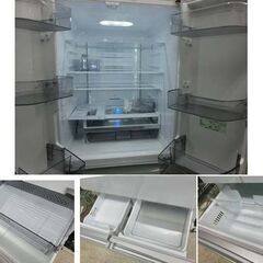 461L 6ドア冷蔵庫 東芝/TOSHIBA ベジータ GR-S460FZ-UW フレンチドア VEGETA 白 400Lクラス 札幌 西野店の画像