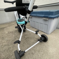 【引き取り限定】三輪車 手押し 折り畳み NADLE  ベビーカー　軽量の画像