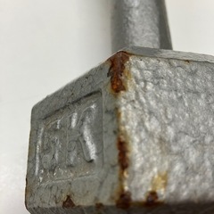 2504-251 六角ダンベル 5kg キズ 汚れ さびありの画像