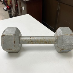 2504-252 六角ダンベル 5kg キズ 汚れ さびありの画像
