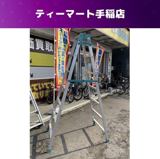 ハセガワ アルミ合金製兼用脚立 RB-21 1m99cm はしご 脚立 店頭引き渡し歓迎 札幌市内近郊限定配送 手稲区