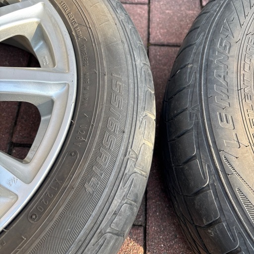 155/65R14 夏タイヤ　ホイール 4本セット　ルマンV 20年製　軽自動車