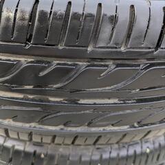 ダイハツ純正ホイール　アルミ夏タイヤセット　155/65R14　軽自動車全般　ダンロップ　セリアル2820　ダイハツの車両にでしたら、ほぼ全部の車両に合うかと思います。の画像