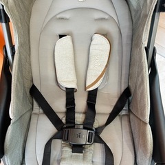ジョイー ベビーカー　エアドリフト フレックス グレー フットマフ付きの画像