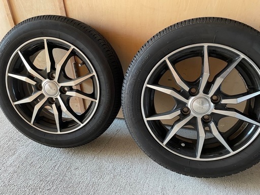 【決定しました】走行短め　夏タイヤ　155/65R 14 ホイール付4本セット