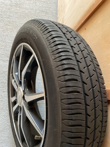 【決定しました】走行短め　夏タイヤ　155/65R 14 ホイール付4本セット 