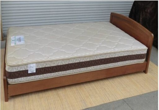 フランスベッド　すのこセミダブルベッドフレーム（マットレス付/ソシオ）　9400-A　ローベッド　FRANCEBED　有名ブランド　直接引取歓迎