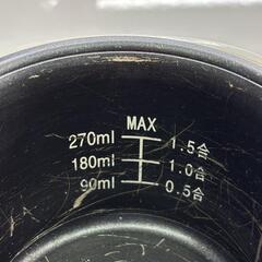 山善 YAMAZEN 小型炊飯器 YJE-M150(W) 2022年製 1.5合の画像