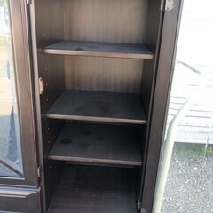■13935■サイドボード 食器棚 飾り棚 キャビネット 棚 背面ミラー カップボード 家具の画像