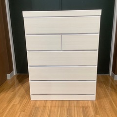 【トレファク神戸南店】未使用品 関家具の5段チェスト ‼︎【取り...