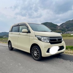 【4WD】ホンダ　HONDA Nワゴン　ベージュ　9万キロ　車検2年付