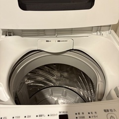 洗濯機  2021/6月購入の画像