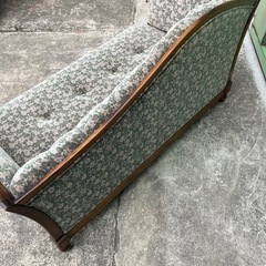 【カリモク/コロニアル】 ソファ インテリア　アンティーク　ビンテージ　ヴィンテージ　レトロ　【横155奥67cm】の画像