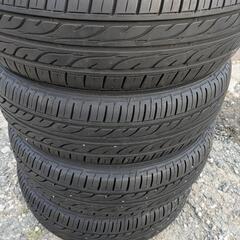 ダイハツ　鉄ホイール夏タイヤセット　155/65R13  ダンロップ　セリアル0920　8分山　ダイハツの軽自動車になら合うかと思います。の画像