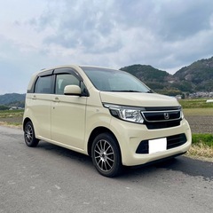 【4WD】ホンダ　HONDA Nワゴン　ベージュ　9万キロ　車検2年付