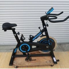 アルインコ　スピンバイク1518　BK1518　動作良好　ドリンクホルダー付き　高さ調整可能　エアロバイク　SPIN BIKE　直接引取歓迎の画像