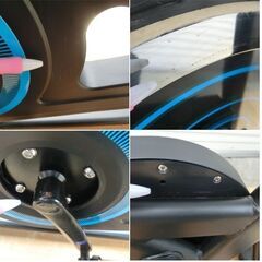 アルインコ　スピンバイク1518　BK1518　動作良好　ドリンクホルダー付き　高さ調整可能　エアロバイク　SPIN BIKE　直接引取歓迎の画像