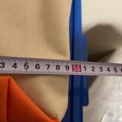 膝掛け付きトートバッグオレンジの画像