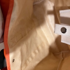 膝掛け付きトートバッグオレンジの画像