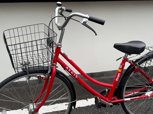 ほぼ未使用！Maruishiサイクル自転車赤
