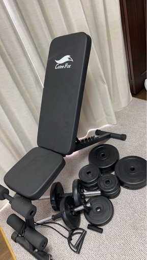 トレーニングベンチ　重り　セット