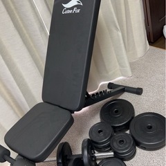 トレーニングベンチ　重り　セット