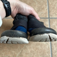 NIKE ナイキ　プレスト　エクストリーム　スニーカー　キッズ　18㎝　青×黒の画像