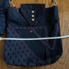 新品　ハンドメイド　デニムバックセットの画像