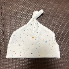 【新品未使用】新生児ベビー帽子