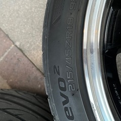 値下げしました。KBレーシングタイヤホイールセットの画像