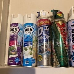 殺虫剤スプレー、エアコンスプレーなど11本応募者多数のため一応締...