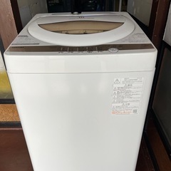 東芝　22年　5キロ　全自動洗濯機　AW-5GH1