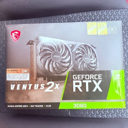 【定価62,638円グラボ】GeForce RTX 3060 VENTUS 2X
