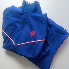 亀崎中学　体操服　ジャージ（赤）上下（男子）