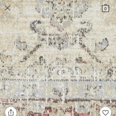 ZARA HOME ラグ　カーペットの画像