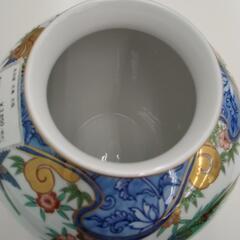美品！有田焼 花鳥 花瓶  TJ11237の画像