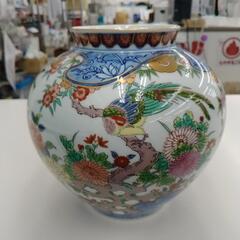 美品！有田焼 花鳥 花瓶  TJ11237の画像