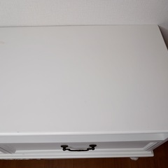 フレンチホワイト TVボード W120cm 猫脚 姫家具