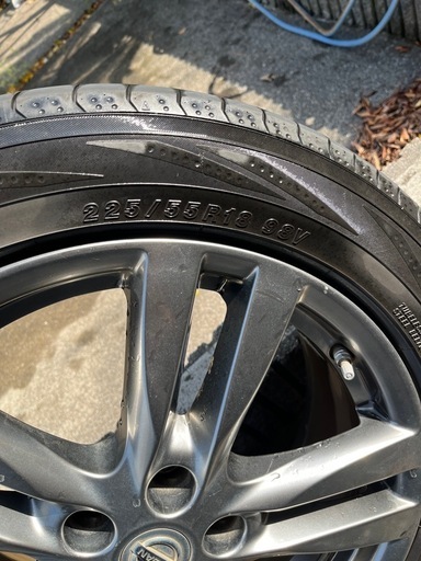 日産　エルグランド　TE52 ハイウェイスター　アーバンクローム　純正ホイール