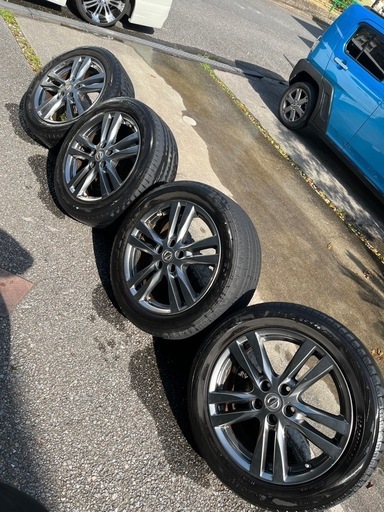 日産　エルグランド　TE52 ハイウェイスター　アーバンクローム　純正ホイール