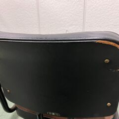 TOYO TAPER オフィスチェア 事務椅子 肘置き付 パソコンチェア 回転 キャスター レトロ 幅57cm×奥行57cm×高さ75cm（座高41cm） の画像