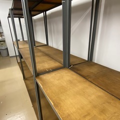 15-17日のお取引！棚2段中量棚セール♪1台4000円♪ 全6台　スチールラックの画像