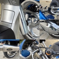 ⭐️自賠責R10.9付　MF08フォルツァ❗️シンプルなフルカスタム⭐️プラグなど新品交換済みで快調⭐️250ccビッグスクーター⭐️の画像