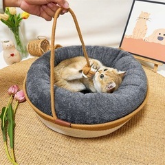 新品未使用　ペットベッドの画像