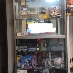 【受け渡し予定】大型ガラスケース 照明付きの画像