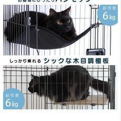 キャットゲージ　アイリスオーヤマ　使用期間2週間　キャットタワーの画像