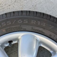 工賃込み175／65R14ダンロップ2023年製夏タイヤ4本