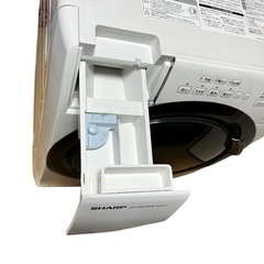 シャープ ドラム式洗濯乾燥機 7.0/3.5kg ES-S7H-WL 23年製