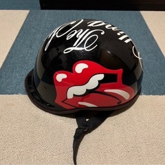 半ヘルメットの画像